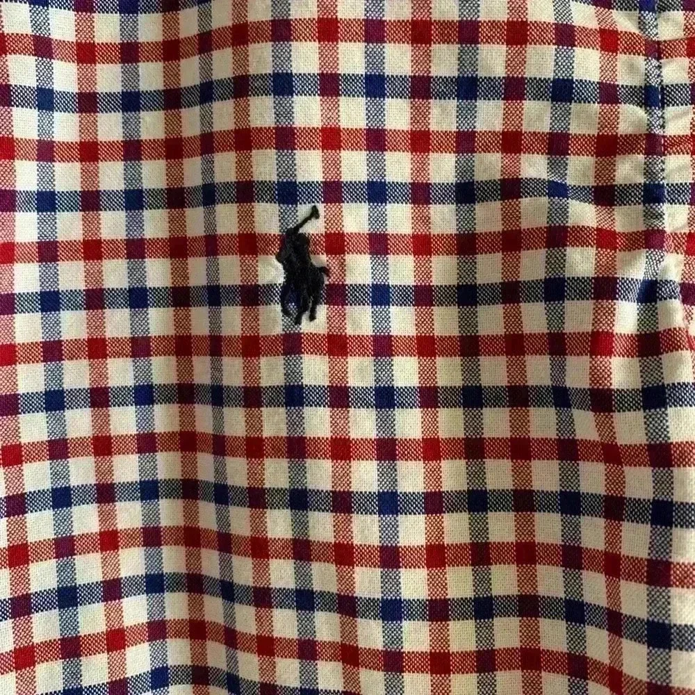 Ralph Lauren Plaid Button Down Long Sleeve Shirt